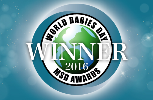 World Rabies Day Award badge